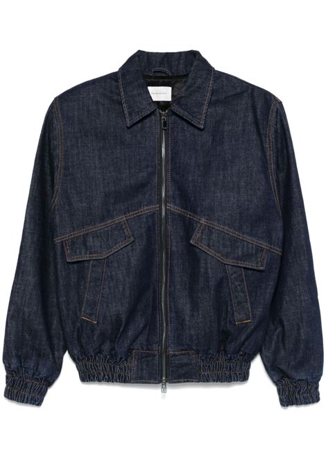 Navy blue denim bomber jacket Magda butrym - women MAGDA BUTRYM | 129425NVY